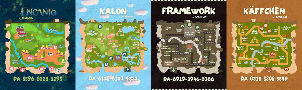 A few examples for the custom maps you can commission on sparksby's Ko-fi.